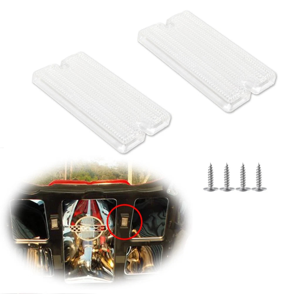 Under Hood Light for Chevy Corvette C4 (1984–1996) Clear Lens ABS Plastic
