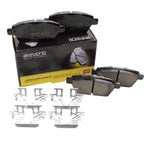 Set of 4 Akebono Rear Ceramic Brake Pads for Ford Fusion MKZ Zephyr 2006–2012