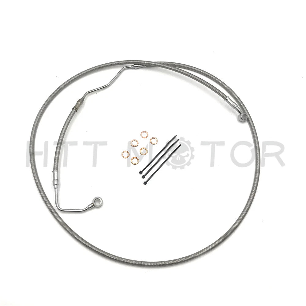 8" Upper Front Brake Line for Harley Touring (2009–2013) w/ABS