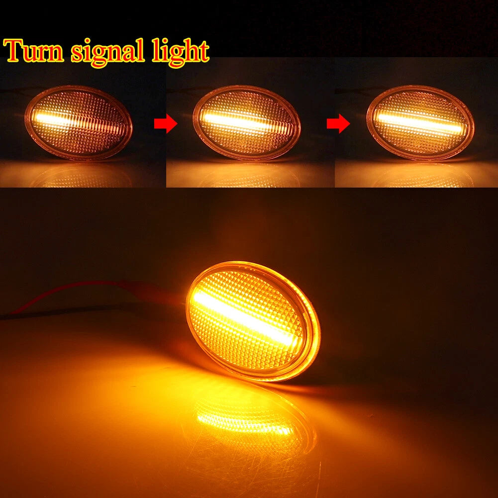 2X LED Dynamic Side Marker Signal Lamp for MINI Cooper (R55, R56, R57, R58, R59)