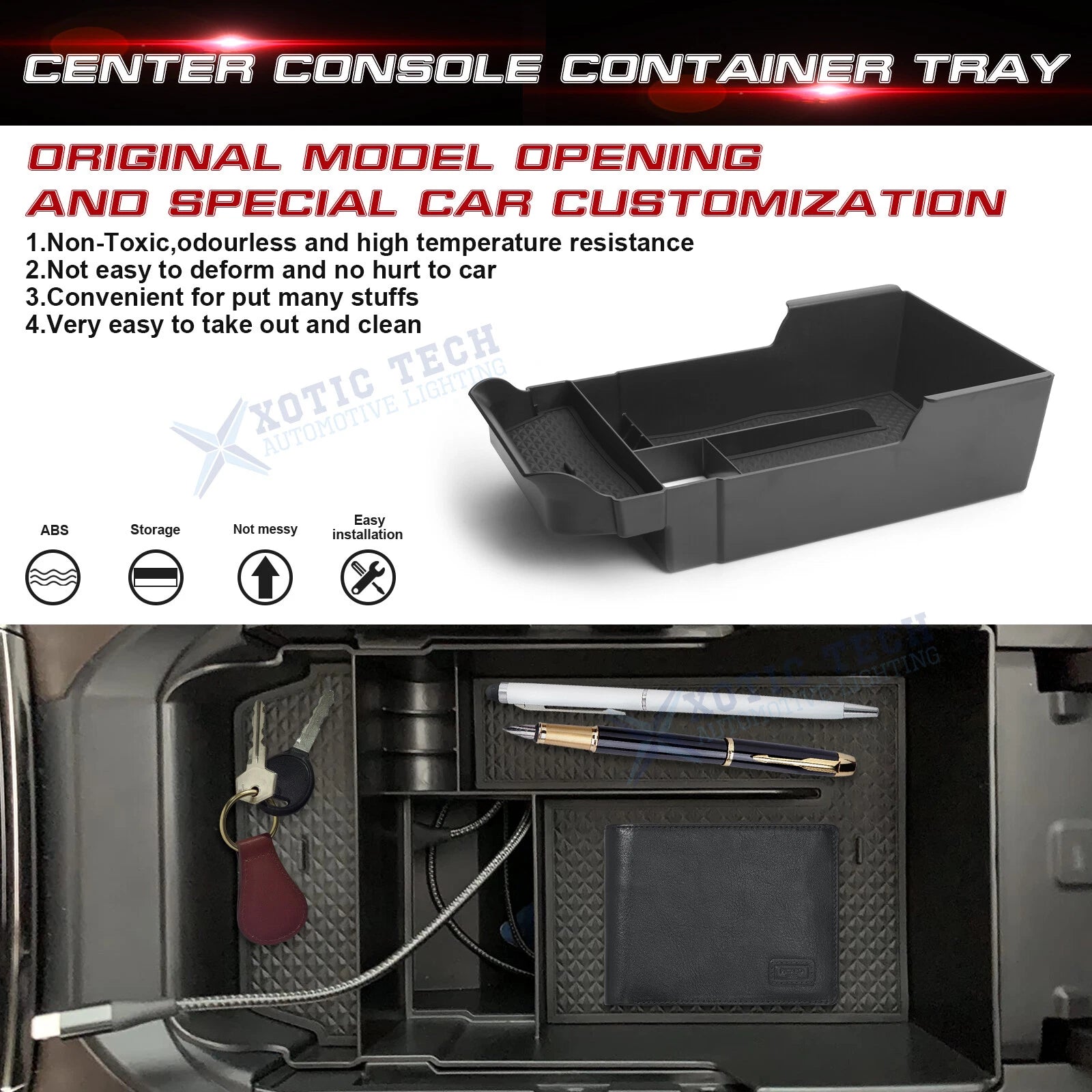 Center Console Organizer Tray for Mazda CX-30 (2020-2026)