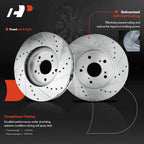 Drilled Brake Rotors for Honda Accord (2006–2012) Acura TSX (2004–2008)