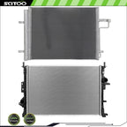 Radiator and A/C Condenser Kit for Ford Escape (2013–2016) 1.6L L4