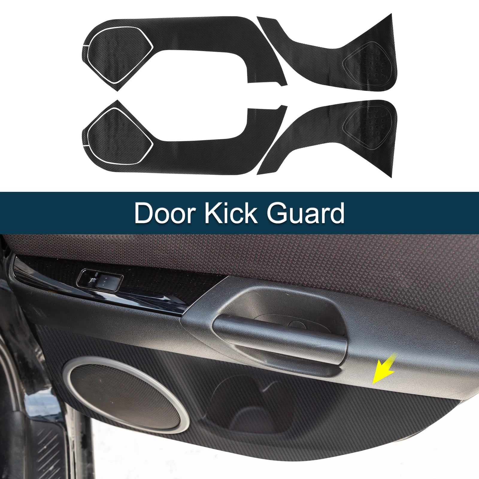 Door Kick Guard for Mazda 3 Axela (2017–2019) Front Rear Driver Passenger
