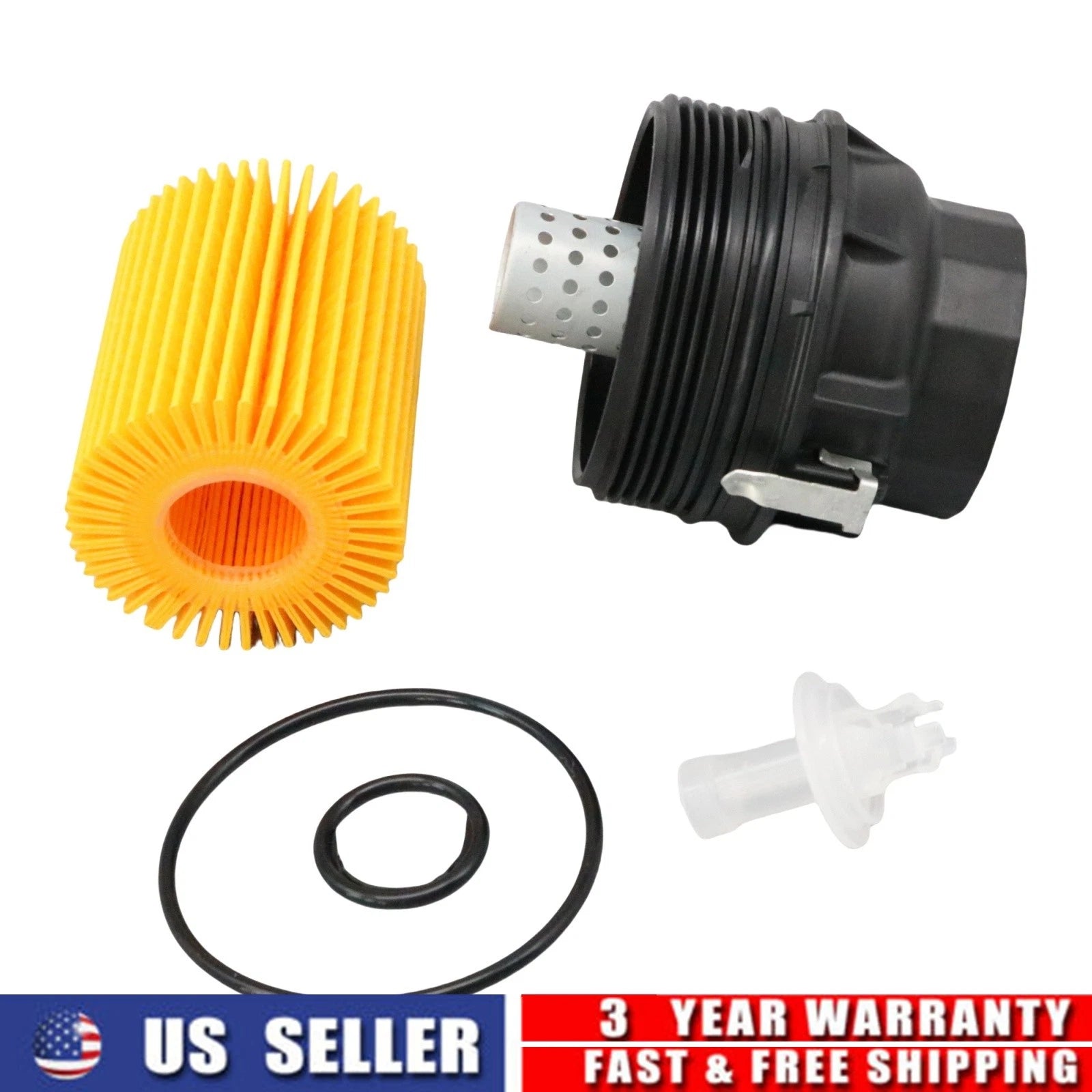Engine Oil w/ Filter Cap Kit for Lexus LS460 GS450H IS350 GS350 (2007–2017)
