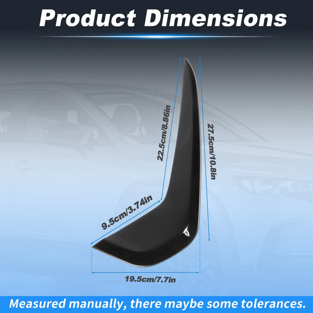 1 Pair Rear Door Window D Pillar Trim Cover for Mazda CX50 (2023–2026) Black