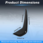 1 Pair Rear Door Window D Pillar Trim Cover for Mazda CX50 (2023–2026) Black