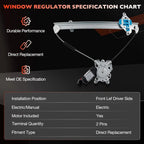 Front Left Window Regulator Motor for Mitsubishi Outlander (2003-2006)