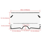 Front Folding Windshield for Yamaha Rhino 450/660/700 (2004-2013)