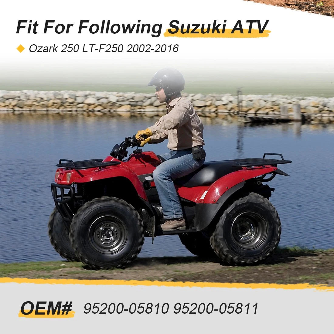 Tow Hitch for Suzuki Ozark 250 LTF250 (2002–2016) #95200-05810 #95200-05811