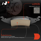 Set of 4 Rear Ceramic Brake Pads for Ford E-150 (2004–2006)