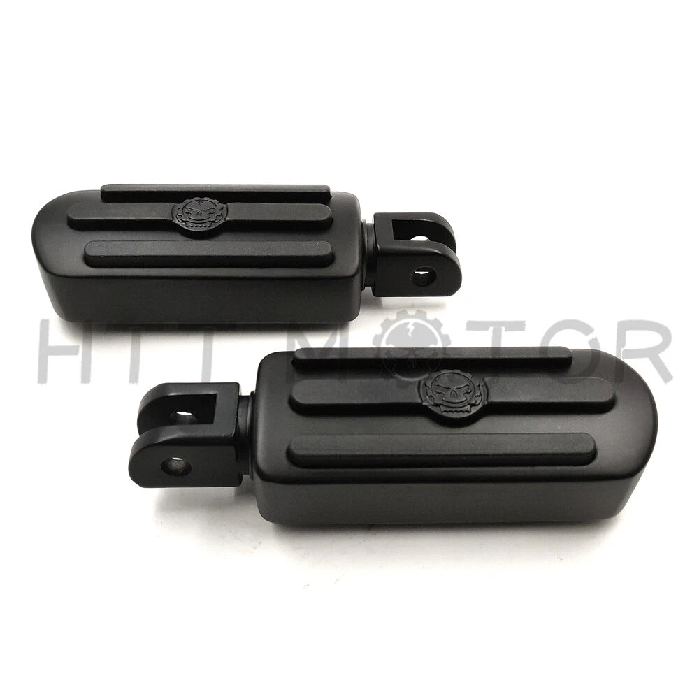 Groove Gear Skull Footpegs for Harley FXBB FXBR FXBRS FXLR (2018–2023)