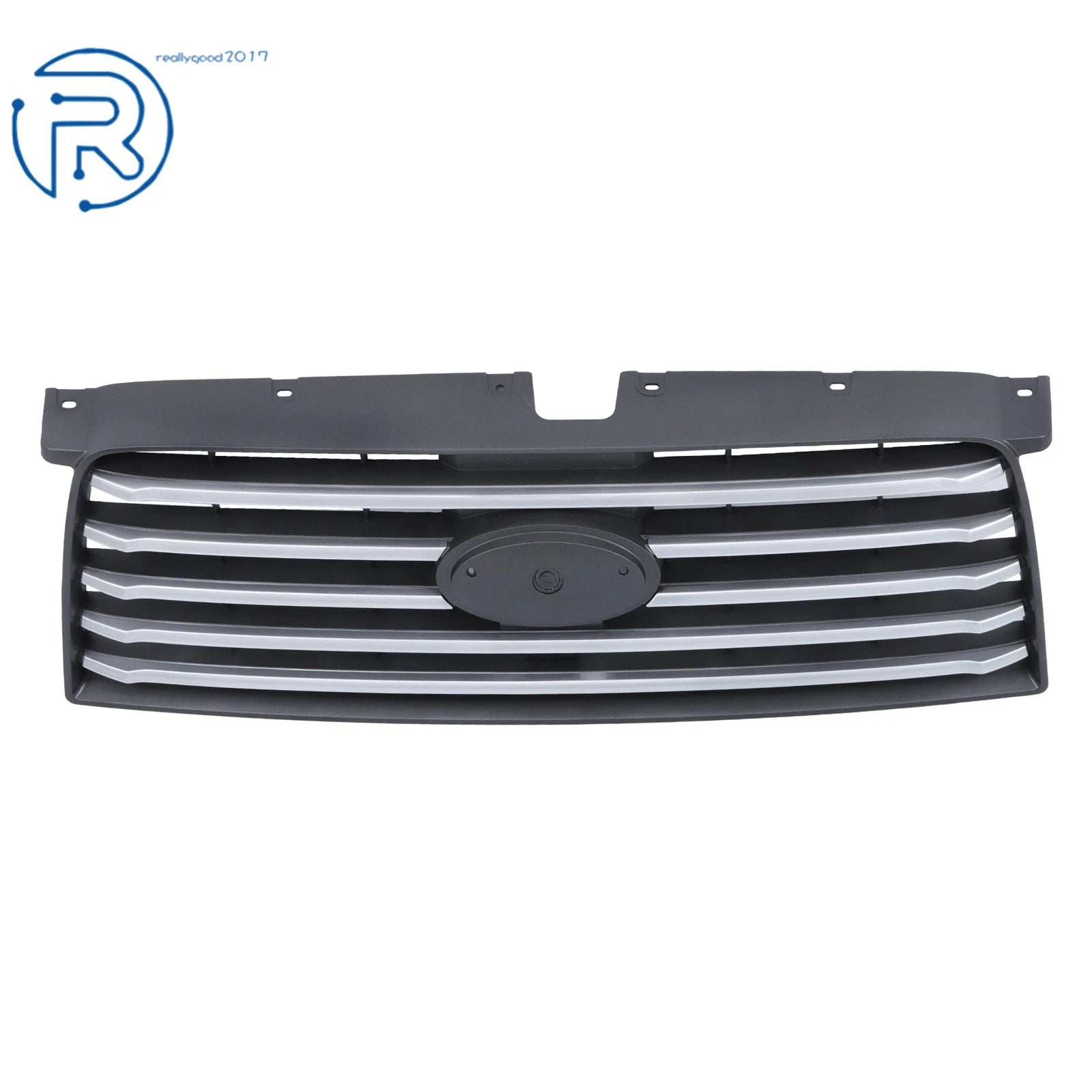Front Bumper Upper Grille Silver Accent Bar for Subaru Forester (2006-2008)