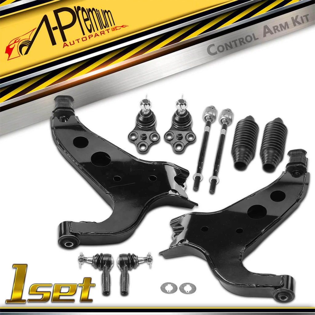 10x Control Arm, Tie Rod End & Ball Joint for Nissan Pathfinder (1996–2004)