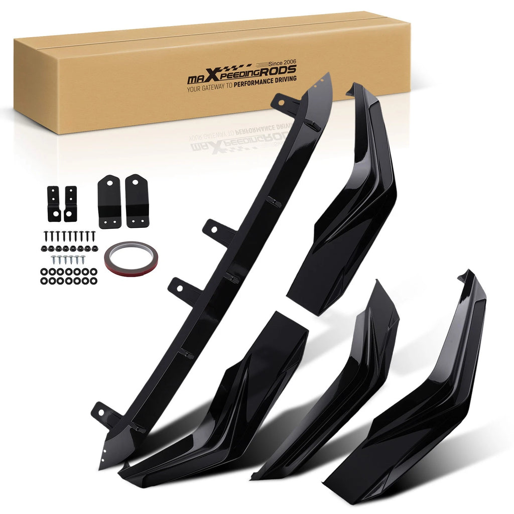Front Diffuser Protection Kit for Honda Civic (2022–2024) MC Style Black