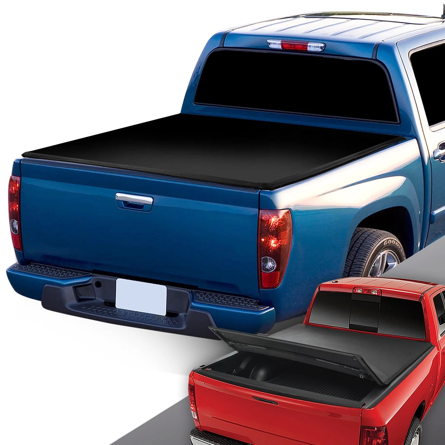 Soft Top Folding Tri-Fold Tonneau Cover for Colorado Canyon (2004–2012)