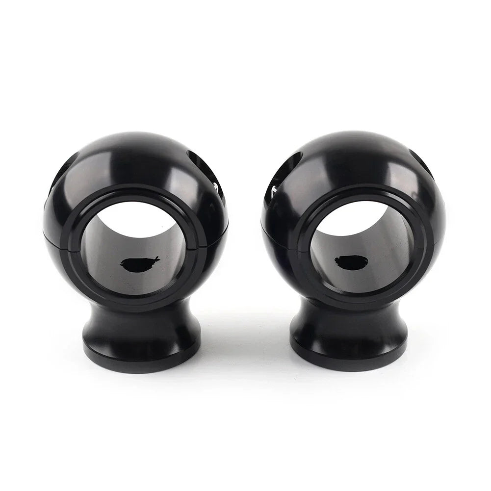 32mm 1.25" Fat Handlebar Risers Clamp Black for Harley Touring