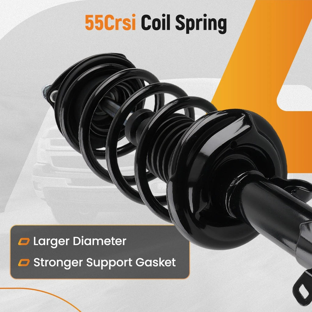 Front Struts w/Coil Spring & Rear Shocks Sway Bars for Honda Civic (2013–2015)