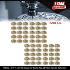 Coil Roofing Nails for Roofing Projects (1-3/4" × 0.12", Galvanized)