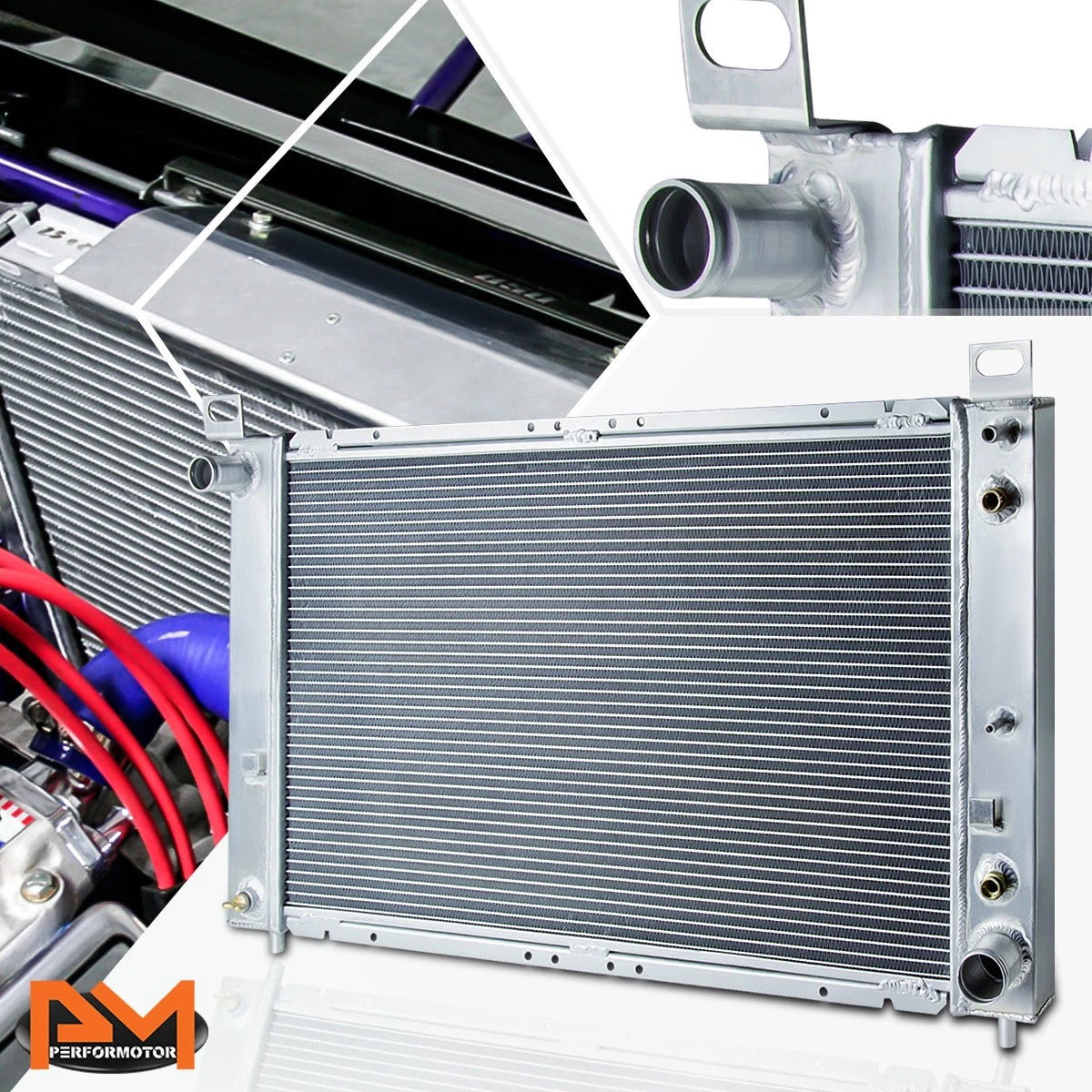 Aluminum Racing Cooling Radiator for Sierra/Yukon/Silverado/Escalade V8 (1999–2007)
