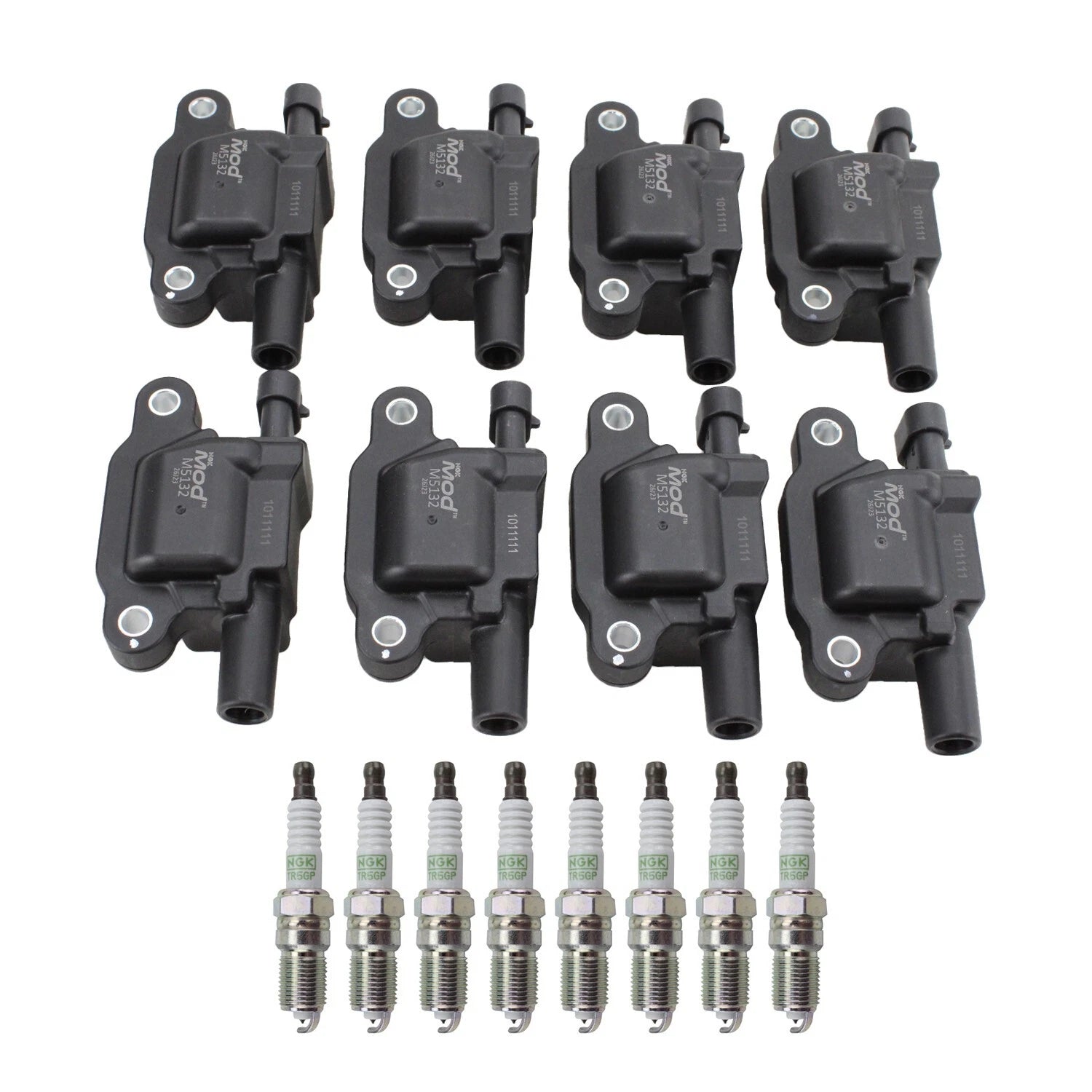 Set of 8 NGK Platinum Spark Plugs for Chevrolet Avalanche Escalade Yukon (V8)