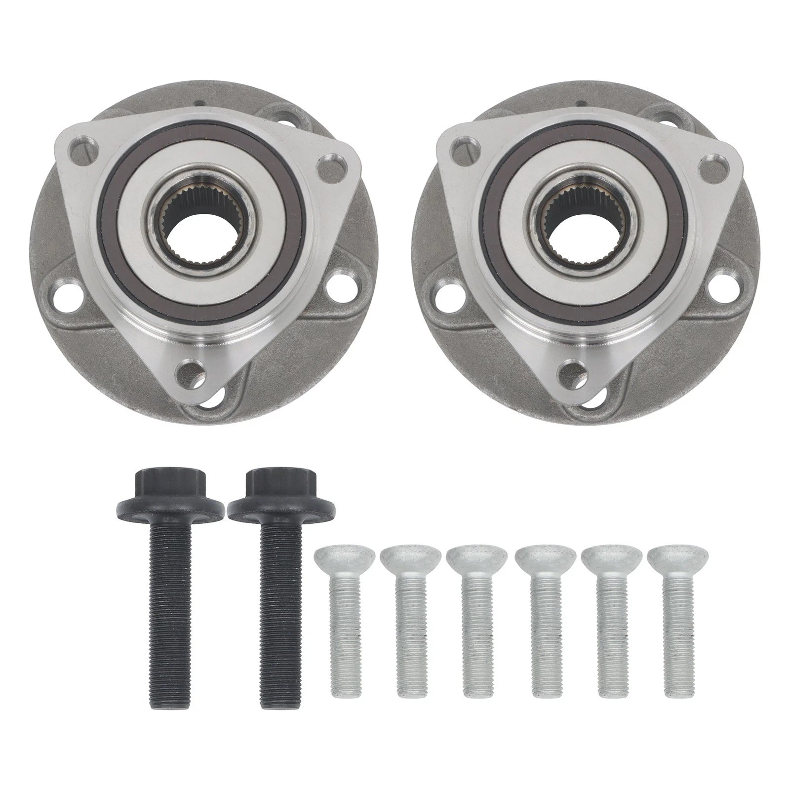 Set of 2 Front Wheel Hub Bearing Assembly for VW Tiguan Jetta Golf (2009–2021)