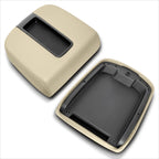 Tan Leather Front Center Console Lid Arm Rest Cover for Silverado/Sierra (2007–2014)