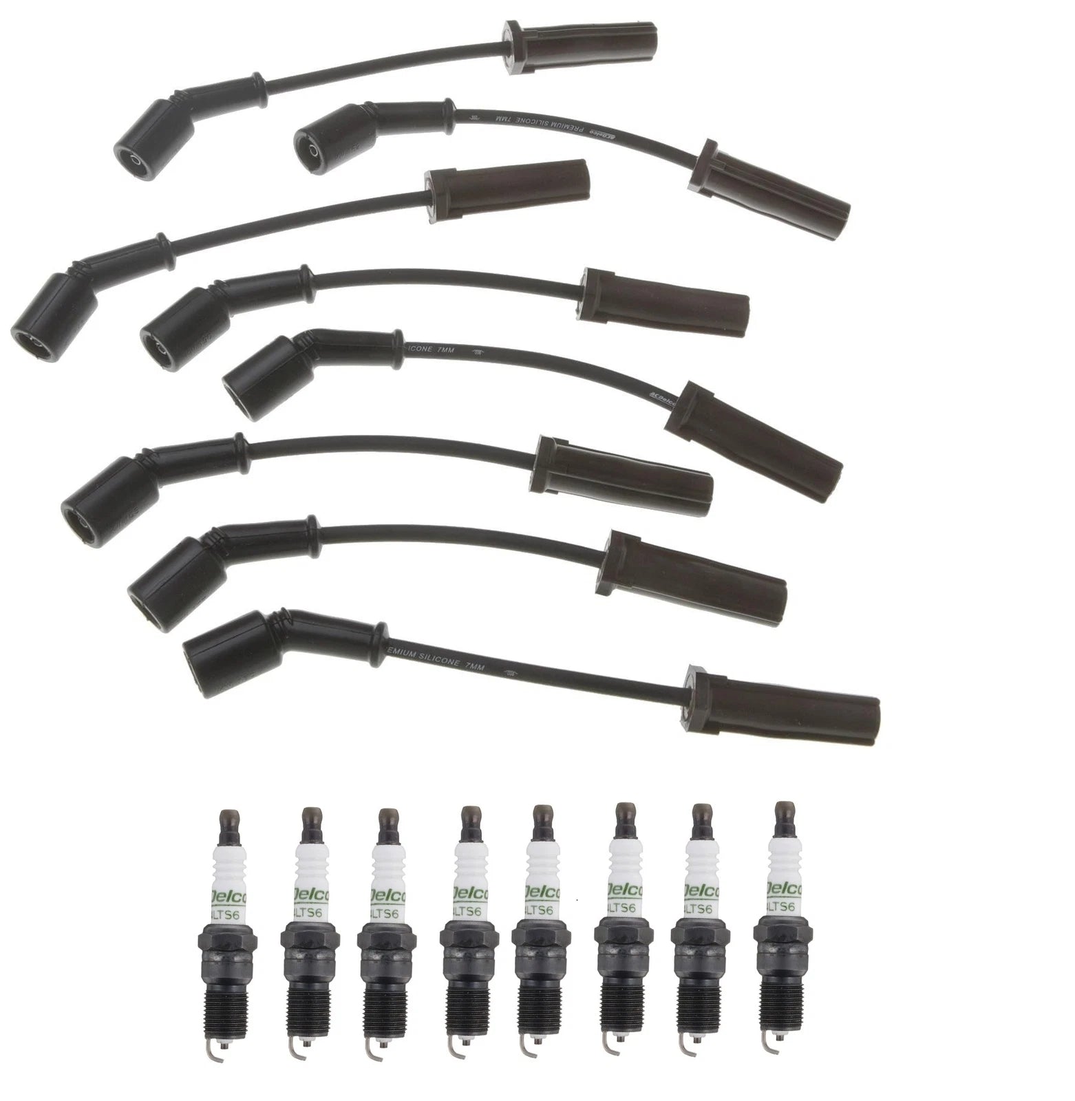 Ignition Wire Set 8 for Chevy GMC V8 (ACDelco)