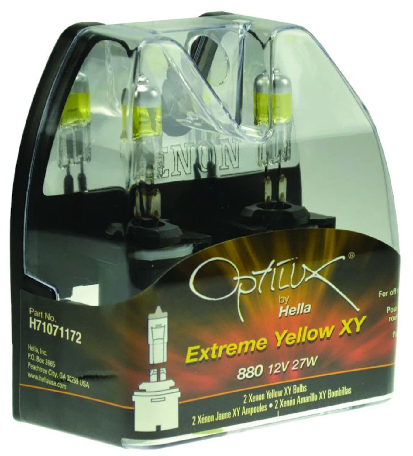 Hella Front Fog Light Bulb for GMC C1500 (H71071172)