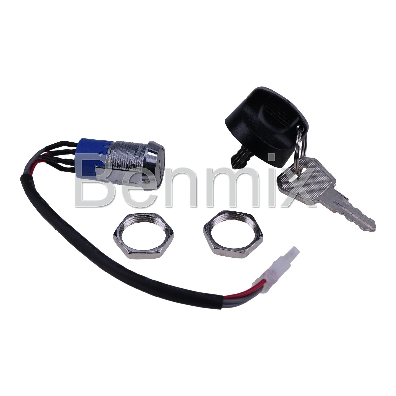 Key Switch Assembly 2X for Big Joe EZ30 Forklift (1115-520019-00, 111552001900)
