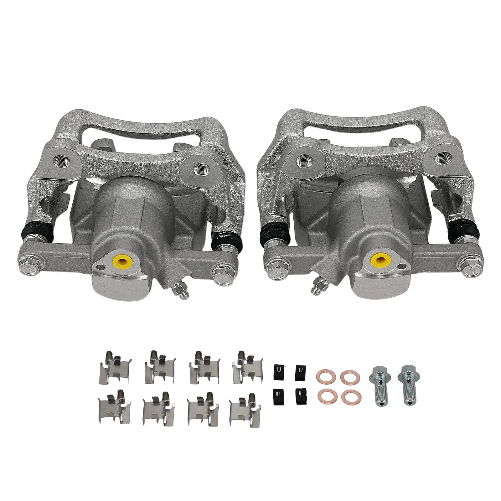 Set of 2 Rear Disc Brake Calipers w/Bracket for Toyota Sienna (2011–2020) 19B7081 19B7080