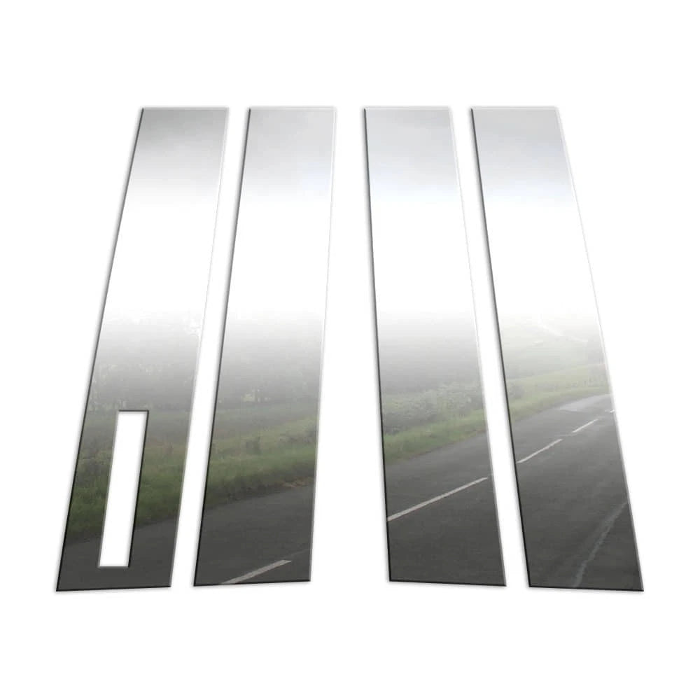 Stainless Pillar Post Covers w/Keypad Cutout for 2011-2019 Ford Explorer 4pc