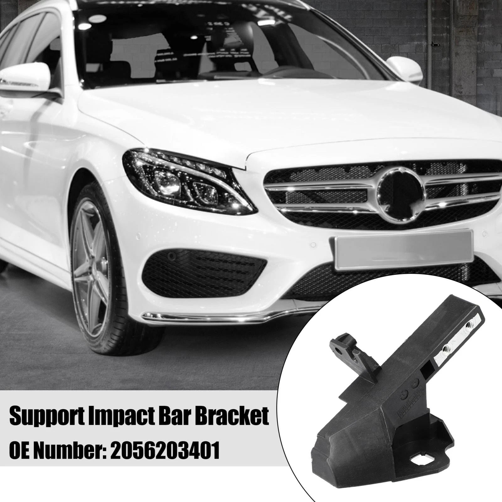 Front Left Support Impact Bar Bracket 2056203401 for Mercedes-Benz C300 (2015–2021)