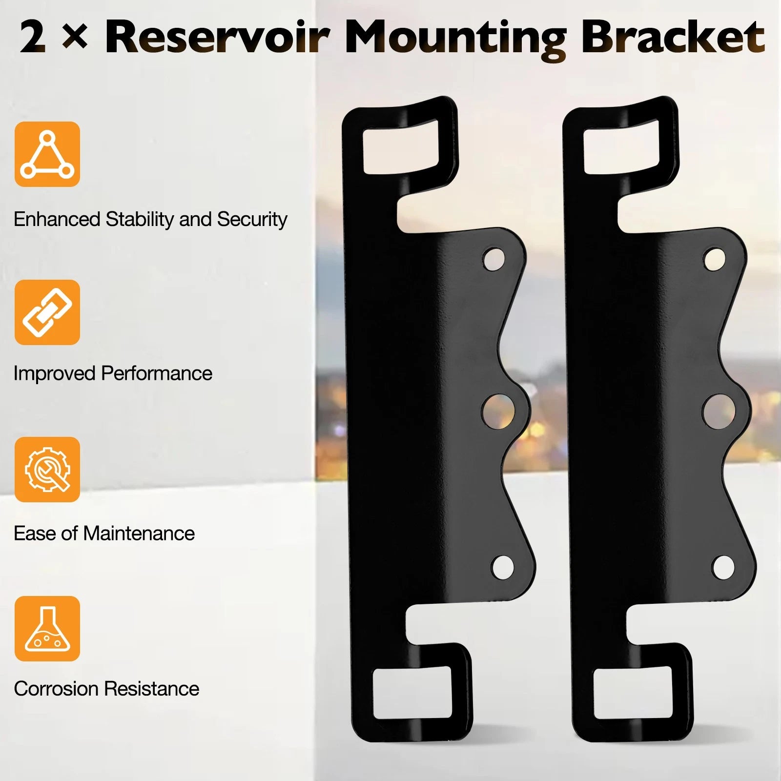 Reservoir Mounting Bracket Kit for Universal Shocks (2.0" 2.5" Diameter)