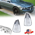 Chrome Lens Corner Parking Marker Signal Lights for Dodge Charger (2006–2010)