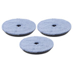 3X Blue Microfibre Pad 150mm for Machine Polishing (6 Inch)