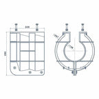 Propeller Safety Guard 9" for Boat Marine Outboard (9.9–20hp)