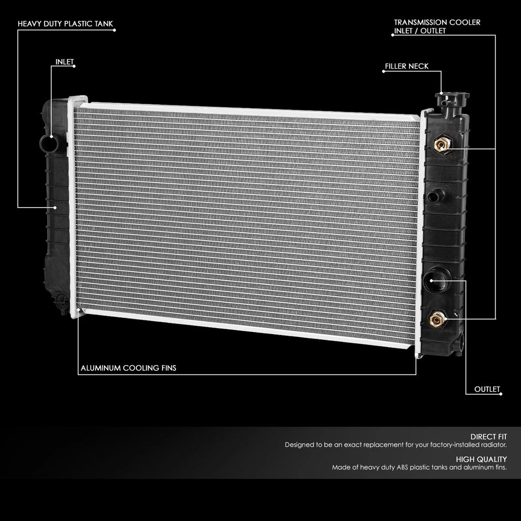 Aluminum Core Radiator for Chevy S10 Blazer GMC S15 Jimmy (1988–1994) AT 681