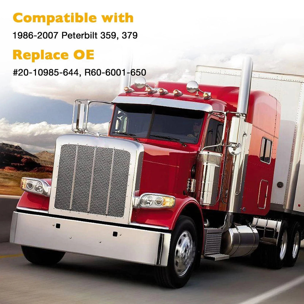 2X Door Rubber Weatherstrip Seal for Peterbilt 359 370 377 379 380 (1986–2007)