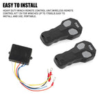 Wireless Winch Remote Control Kit for Jeep Truck ATV SUV (12V)