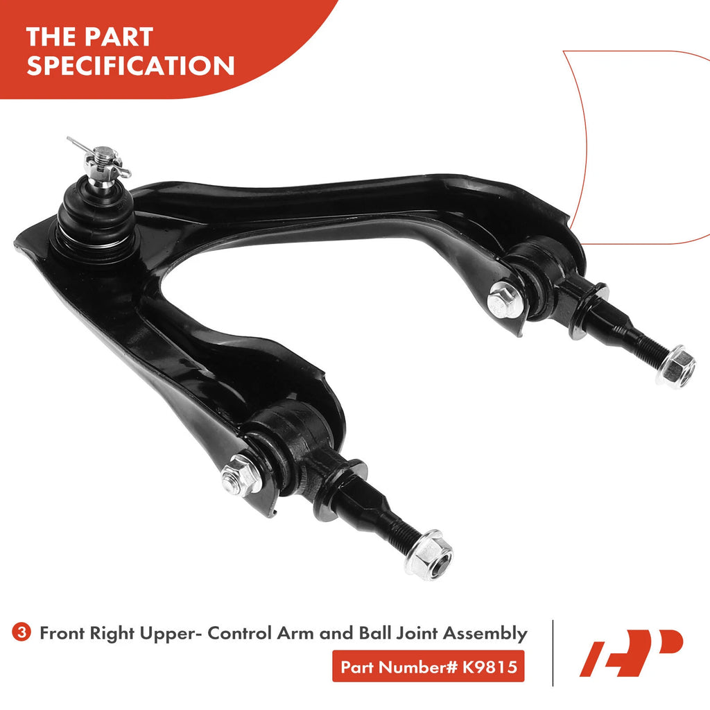 8x Front Control Arm Ball Joint Sway Bar for Honda Accord (1990–1993)