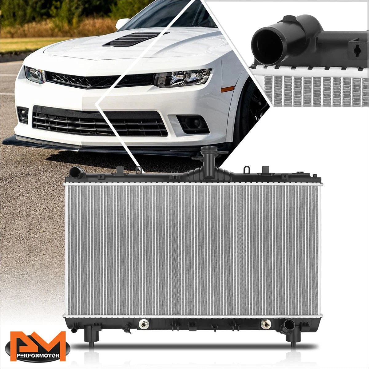 Aluminum Cooling Radiator DPI-13344 for Chevy Camaro 6.2L 7.0L (2012–2015)