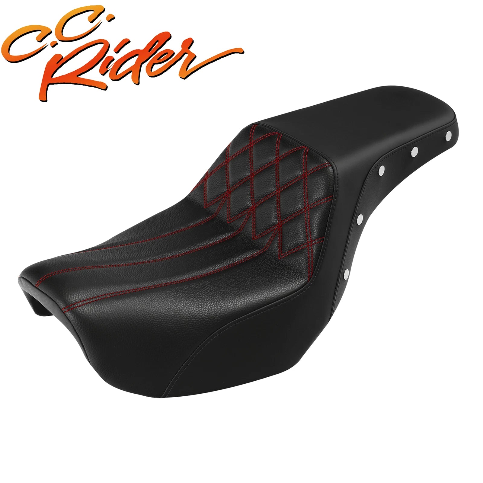 2X Driver Passenger Seats for Harley Street Fat Bob Wide Glide (2006–2017)