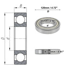 Deep Groove Ball Bearing P6 65x120x23mm for Scooter/Skateboard (1 Pc)