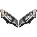 Headlights for Kia Optima (2016–2018) Driver + Passenger Side Halogen Chrome