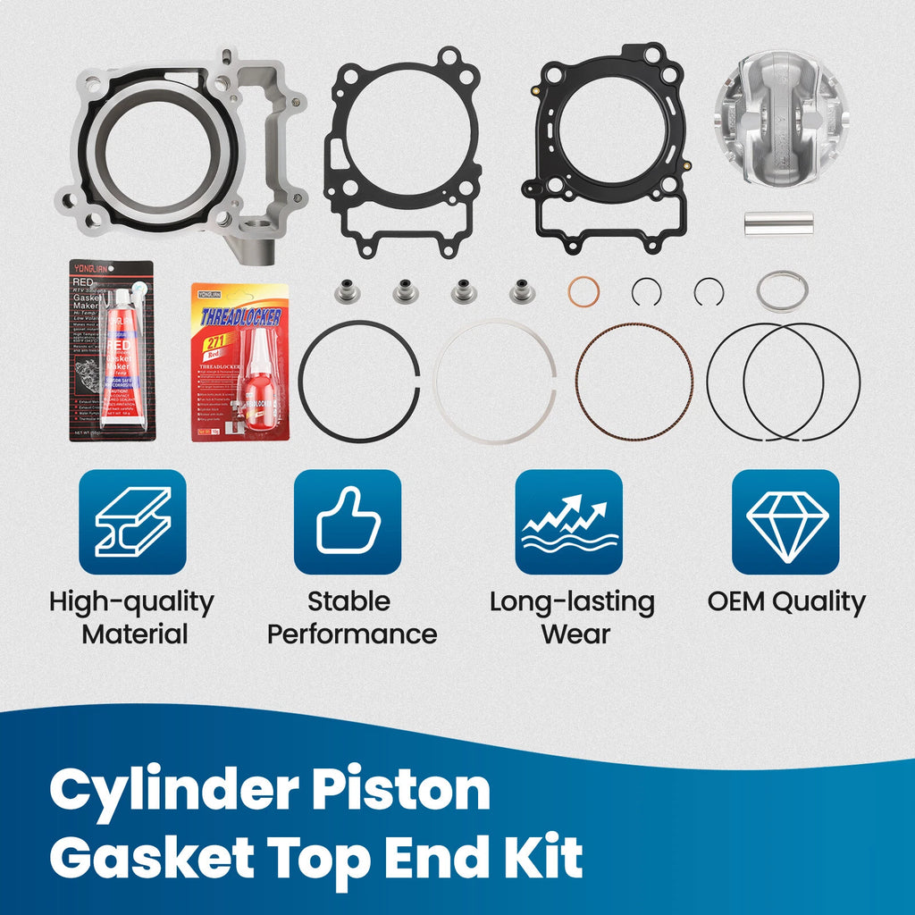 Cylinder Piston Top End Rebuild Kit for Polaris Sportsman RZR Ranger (570) (2019–2020)