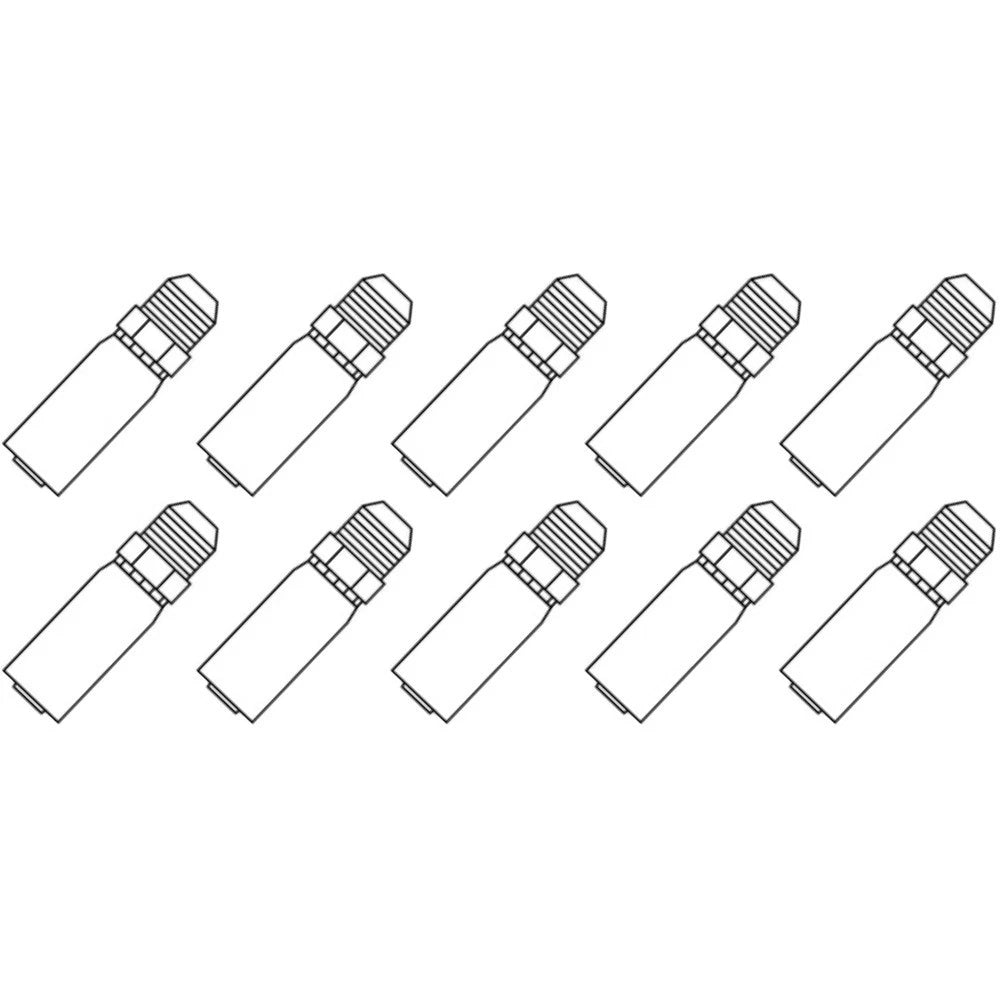 10-Pack Crimp Fittings for Universal Fit (HU0606MJ)