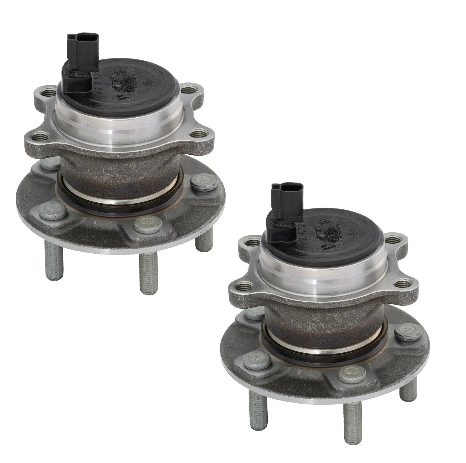 Set of 2 Rear Moog Wheel Bearing Hub Assemblies for Ford Focus (2012–2016)
