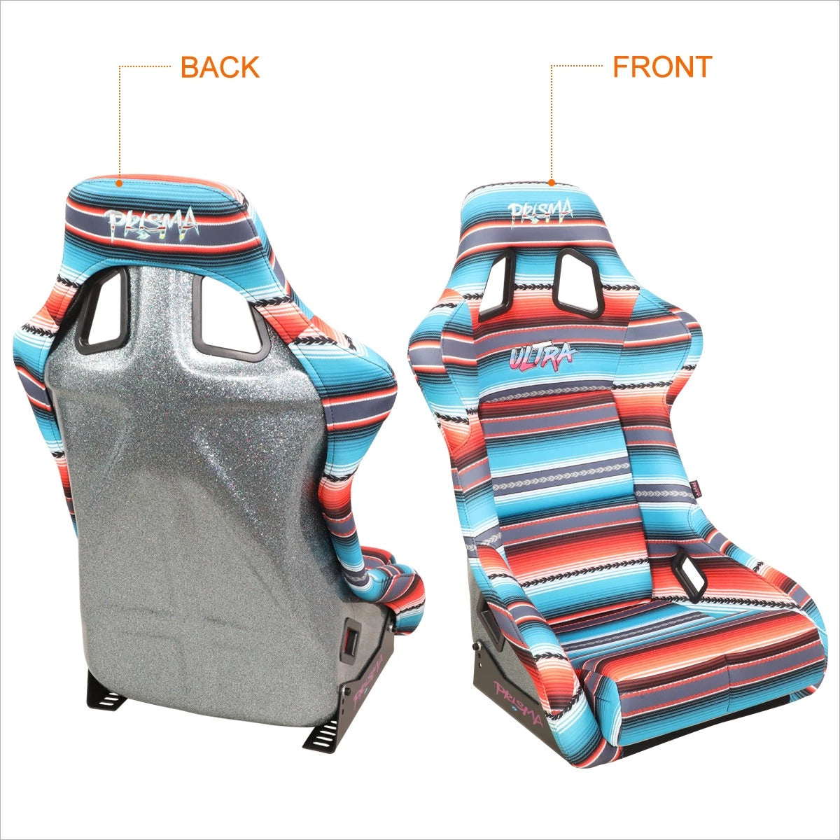NRG FRP-302-BAJACALI Bucket Racing Seat for Universal Fit (Large)