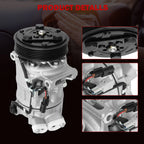 A/C Compressor with Clutch for Nissan Sentra (2013-2017)